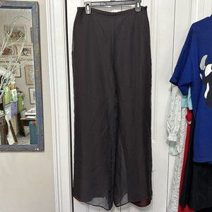 Palazzo Pants Formal Sheer Flowy Pants Paris Ineptie Laetitia Hecht